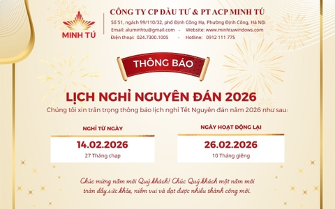 Lịch nghỉ tết nguyên đán Bính Ngọ 2026
